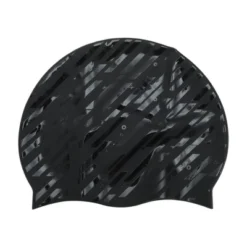 Unique Bargains Silicone Waterproof Stripes Swim Cap 1 Pc -Outdoor Sports Series GUEST 972fd649 fd9c 4d01 b348 8a6f44bed7df