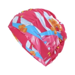 Unique Bargains Nylon Pleated Style Swimming Cap 1Pc -Outdoor Sports Series GUEST 97329c27 cc17 4166 a62a 242a94d56f43