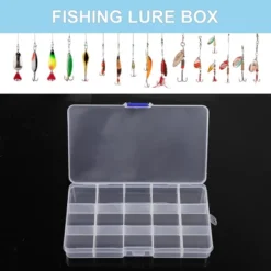 Unique Bargains Plastic Clear Fishing Lure Box Trays Organizer Small Case Storage Clear 3 Pcs -Outdoor Sports Series GUEST 98826983 2daa 49ba b694 13a3f95f082e