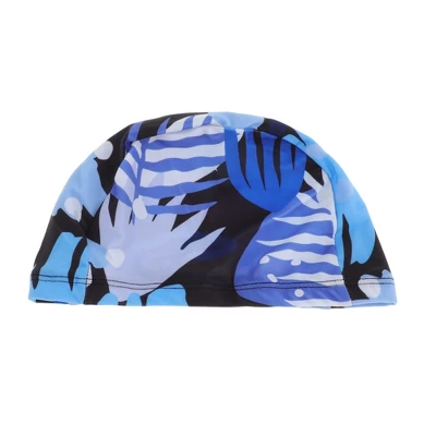 Unique Bargains Nylon Seaweed Print Swim Cap 1 Pc 5 Unique Bargains Nylon Seaweed Print Swim Cap 1 Pc - Image 5