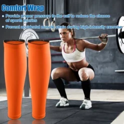 Unique Bargains Calf Compression Sleeve Leg Compression Socks Sore Muscles Polyester 1 Pair -Outdoor Sports Series GUEST 99c0e711 e43f 4a5a 8ca7 92a17ff16b34