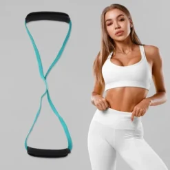 Unique Bargains 8-Shaped Yoga Stretch Band 23.62"x1.57" 1 Pc -Outdoor Sports Series GUEST 99e462c6 9e5b 4782 9e23 ead1067c8756