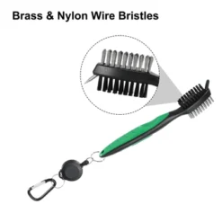 Unique Bargains Golf Tools With Cleaning Nail 2ft Retractable Lanyard Double Head Golf Club Brush -Outdoor Sports Series GUEST 99f0df28 a900 43a6 b22b 41d3c11f8455