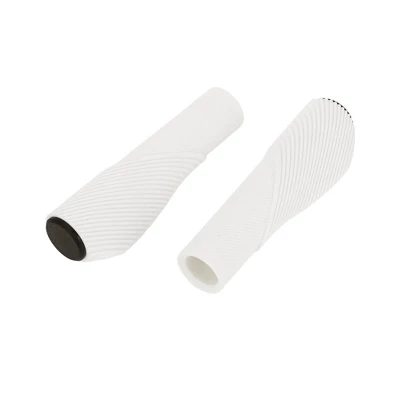 Unique Bargains Bike Handlebar Grips Covers 5.2" White 1 Pair 6 Unique Bargains Bike Handlebar Grips Covers 5.2" White 1 Pair - Image 6