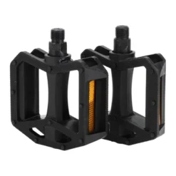 Unique Bargains Bicycle Pedals 9/16" Spindle Plastic For Road Mountain BMX MTB Bike Black -Outdoor Sports Series GUEST 9b51d328 01a5 40ba ae30 eb28b70c1f72