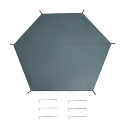 Unique Bargains Waterproof Tent Tarp With Ground Nail Gray 1 Set -Outdoor Sports Series GUEST 9ba5fc4c 9cf2 4f7c 97b4 74c378c99769