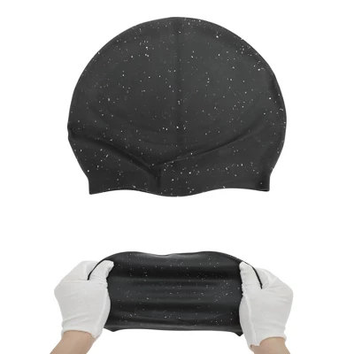 Unique Bargains Silicone Snow Pattern Swimming Cap 1 Pc 4 Unique Bargains Silicone Snow Pattern Swimming Cap 1 Pc - Image 4