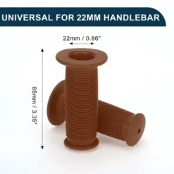 Unique Bargains Bike Handlebar Grips Covers 3.35" Brown 1 Pair -Outdoor Sports Series GUEST 9bea7f92 e2cc 4f21 bd7e d5c173c0c6e7
