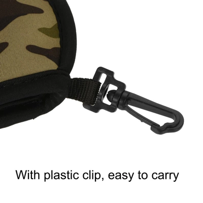 Unique Bargains Portable Pocket Washer Golf Ball Cleaner Bags With Clips Camouflage 3 Unique Bargains Portable Pocket Washer Golf Ball Cleaner Bags With Clips Camouflage - Image 3