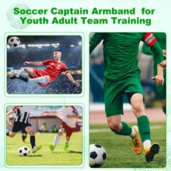 Unique Bargains Nylon Elastic Soccer Protective Captain Armband For Team Training 6 Pcs -Outdoor Sports Series GUEST 9d2baad6 cbc6 4020 ba45 5be5af279637