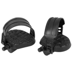 Unique Bargains Pair Road Mountain Non-Slip W Belts Strap Bike Pedals 5.12"x4.72"x2.09" 2 Pcs -Outdoor Sports Series GUEST 9dd66422 a496 44f7 a65b 293325b0dc1b