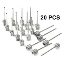 Unique Bargains Metal Air Pin For Football Basketball Soccer Inflating Pump Needle Silver Tone 1.5" X 0.3" 20 Pcs -Outdoor Sports Series GUEST 9df0f67b a610 489b 9778 3166adf9cb20