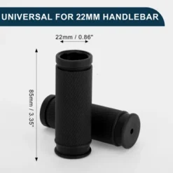 Unique Bargains Bike Handlebar Grips Covers 3.35" Black 1 Pair -Outdoor Sports Series GUEST 9e780148 053b 4d02 aaac 383b2336f3ef
