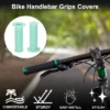 Unique Bargains Bike Handlebar Grips Covers 3.94" Long Blue 1 Pair
