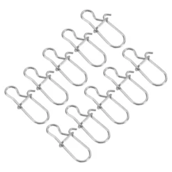 Unique Bargains Stainless Steel Quick Lock Design Connector Fishing Snaps 200 Pcs -Outdoor Sports Series GUEST 9f143df1 226d 4a81 bc85 bf57d9bbbfc2