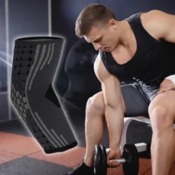 Unique Bargains Thin Elbow Protection Tightening Breathable Elbow Pads For Sports 1 Pair -Outdoor Sports Series GUEST 9f41c9b5 f47b 47e6 8a6b bcace0b18c2d