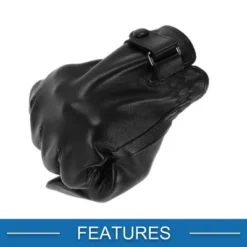 Unique Bargains Motorcycle Gloves Breathable Full Finger Gloves Black 1 Pair -Outdoor Sports Series GUEST a0efece4 df63 47cd 9b00 7ce528a51733