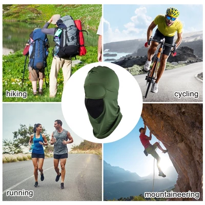 Unique Bargains Ice Silk Solid Balaclava Face Mask 1 Pc 2 Unique Bargains Ice Silk Solid Balaclava Face Mask 1 Pc - Image 2