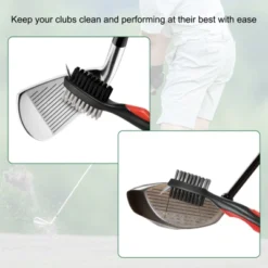 Unique Bargains Golf Tools With Cleaning Nails 2ft Retractable Lanyard Double Head Golf Club Brushes 2 Pcs -Outdoor Sports Series GUEST a34384a0 32dc 47a5 b128 b405d52c8e5f
