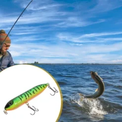 Unique Bargains Fishing Lures Catfish Rattling Line Float Lures Topwater Bass Lures Black Green -Outdoor Sports Series GUEST a389eb3e 5a08 4422 b673 9cfee7008c8a