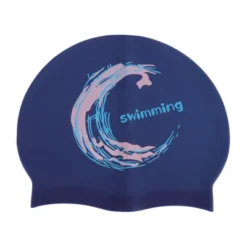 Unique Bargains Silicone Moon Pattern Swim Cap 1 Pc -Outdoor Sports Series GUEST a390c390 f18e 4bf6 a01d 9992e21e4df5