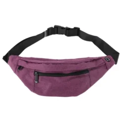 Unique Bargains Crossbody Fanny Pack With 4 Pockets Purple 1 Pc -Outdoor Sports Series GUEST a395b07b 9bce 49a0 8e99 095cbca5d14e
