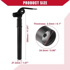 Unique Bargains Bicycle Seat Post Black 1 Pc -Outdoor Sports Series GUEST a3d8f878 a9ef 4f47 aacb 0fa505c77a78