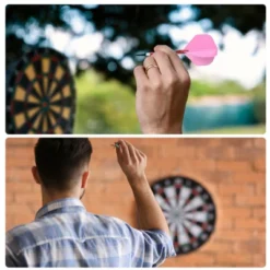 Unique Bargains Medium 2BA Thread Aluminum Dart Shafts With Rubber Rings For Steel Tip 4 Pcs -Outdoor Sports Series GUEST a4c93a9a 447a 4508 9792 2ea10006fb03