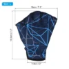 Unique Bargains Swimming Diving Resistance Webbed Training Printing Aquatic Gloves 1 Pair