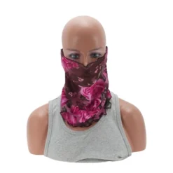 Unique Bargains Rose Earloop Neck Gaiter 1 Pc -Outdoor Sports Series GUEST a56e65ba 195a 4122 9d29 0f36c3318e65