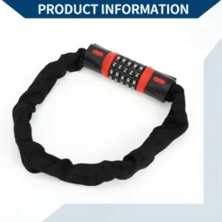 Unique Bargains Security Chain Combination Padlock Resettable 5 Digit Bike Lock Black Red 23.62" -Outdoor Sports Series GUEST a5747c77 737f 4a00 bfe2 08f837c1383d