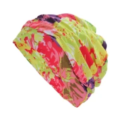 Unique Bargains Nylon Pleated Style Swimming Cap 1Pc -Outdoor Sports Series GUEST a57ea573 8086 4e2b b896 f281a551d729