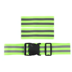 Unique Bargains High Visibility Reflective Belt Running Cycling Gear Green 3 Pcs -Outdoor Sports Series GUEST a69214d1 ff38 4377 98fb 87cb7a4d6ad2