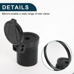 Bike Rearview Mirror 36mm Adjustable | Front Handlebar Bike Mirror Black For Bicycle Mountain Road Bike 1 Pcs -Outdoor Sports Series GUEST a70ce59d bf50 4a59 bcb5 7fc158143442