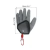 Unique Bargains Non-Slip Puncture Resistant Waterproof Fishing Gloves