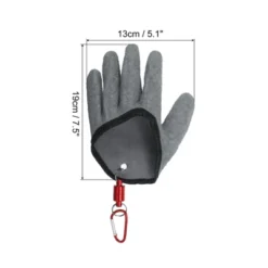 Unique Bargains Non-Slip Puncture Resistant Waterproof Fishing Gloves