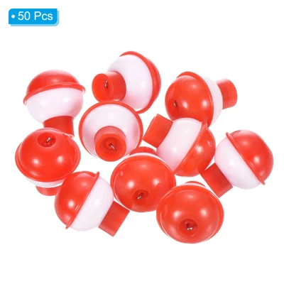 Unique Bargains Hard ABS Push Button Round Fishing Float 50 Pcs 2 Unique Bargains Hard ABS Push Button Round Fishing Float 50 Pcs - Image 2