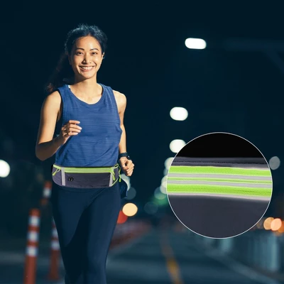 Unique Bargains Waist Pack Bag With Water Bottle Holder Deep Gray 1 Pc 4 Unique Bargains Waist Pack Bag With Water Bottle Holder Deep Gray 1 Pc - Image 4