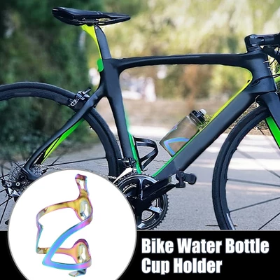 Unique Bargains Double Side Bicycle Water Coffee Drink Cup Bottle Holder Cage Rack Multicolor 1 Unique Bargains Double Side Bicycle Water Coffee Drink Cup Bottle Holder Cage Rack Multicolor