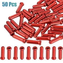 Unique Bargains Bike Brake Cable Cap Red 50 Pcs -Outdoor Sports Series GUEST a9688ca2 5eae 442f 8e2a e9b714035c34