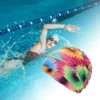 Unique Bargains Nylon Floral Pattern Swimming Cap Assorted Color 1 Pc