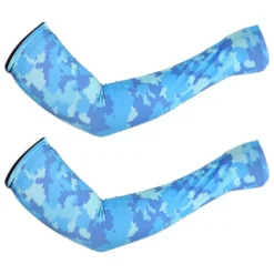 Unique Bargains Basketball Sports Camouflage Cooling Arm Elbow Compression Sleeve Light Blue 1 Pair -Outdoor Sports Series GUEST ac1d3d3f d235 4dfe 822b 7669ee8ee336