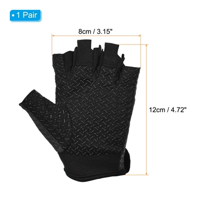 Unique Bargains Breathable Sun Protection Non-Slip Outdoor Fishing Gloves 1 Pair 1 Unique Bargains Breathable Sun Protection Non-Slip Outdoor Fishing Gloves 1 Pair