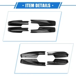 Unique Bargains Car Roof Rack Side Rails End Cover Cap Compatible For Toyota Highlander 2001-2007 Black 4pcs -Outdoor Sports Series GUEST acb47e01 1ccb 45cf a1b2 fcf4de9ab4ef