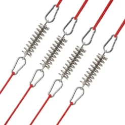 Unique Bargains Rope Buckle Tensioner Silver Tone 4 Pcs -Outdoor Sports Series GUEST acdfa168 56c5 4cae 9d5d 7766616013d2