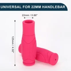 Unique Bargains Bike Handlebar Grips Covers 4.92" Pink 1 Pair -Outdoor Sports Series GUEST ad0fcd63 cfcc 407f b750 9f5c9b103e89