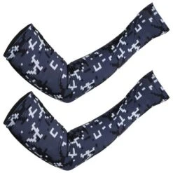 Unique Bargains Basketball Sports Camouflage Cooling Arm Elbow Compression Sleeve Dark Gray 1 Pair -Outdoor Sports Series GUEST ad90efca a453 468a bc22 128ace17df10