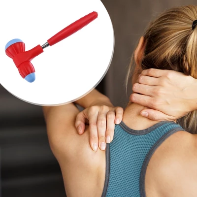 Unique Bargains Neck Shoulder ABS Stainless Steel Two Trigger Points Body Massager Red Blue Silver Tone 1 Pcs 5 Unique Bargains Neck Shoulder ABS Stainless Steel Two Trigger Points Body Massager Red Blue Silver Tone 1 Pcs - Image 5