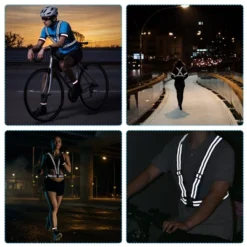 Unique Bargains Reflective Vest Adjustable 360 Degree High Visibility Safety Vest For Cycling Running Walking -Outdoor Sports Series GUEST af062e29 448a 49b5 b416 c60f25cf1a15 1