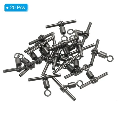 Unique Bargains 3-Way T-Shape Brass High Strength Cross Line Fishing Swivels 20 Pcs 2 Unique Bargains 3-Way T-Shape Brass High Strength Cross Line Fishing Swivels 20 Pcs - Image 2